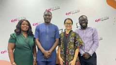 EdTech Mondays Ghana November - host and panelists: Mrs Barbara Adiyah, Daniel Coffie, Heather Beem, and Nathan Quao.