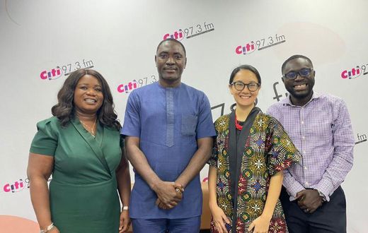 EdTech Mondays Ghana November - host and panelists: Mrs Barbara Adiyah, Daniel Coffie, Heather Beem, and Nathan Quao.