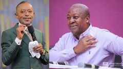 Reverend Owusu-Bempah and President John Mahama
