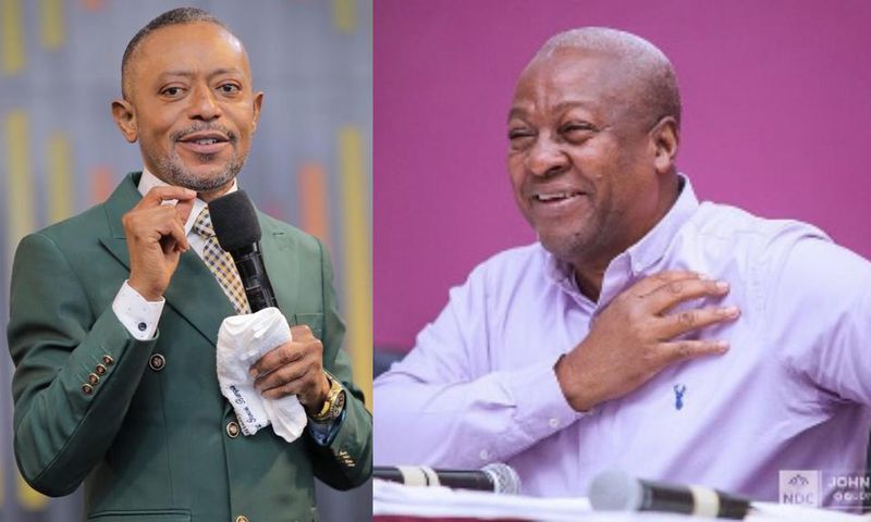 Reverend Owusu-Bempah and President John Mahama