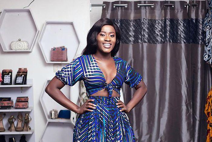 Fella Makafui in her clothing line