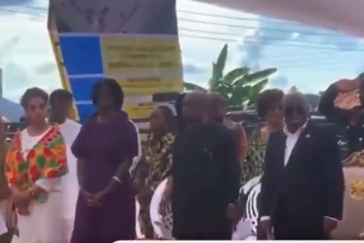 Ghanaians react as Akufo-Addo’s daughter makes call during national anthem