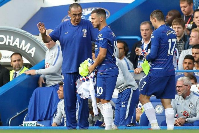 Chelsea manager Maurizio Sarri wants Eden Hazard to up his goal tally this season
