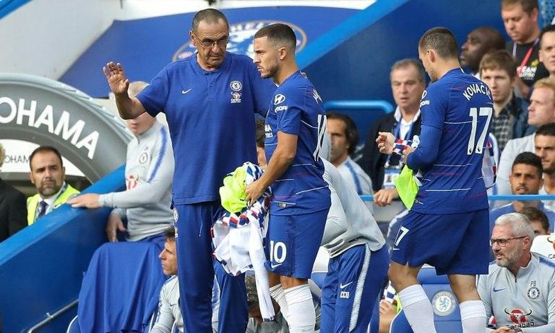 Chelsea manager Maurizio Sarri wants Eden Hazard to up his goal tally this season