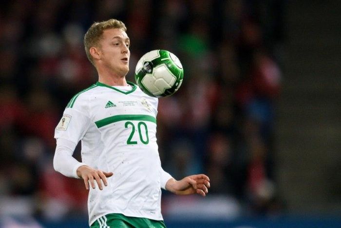 George Saville, pictured November 2017, took his team to the lead with a 34th minute goal