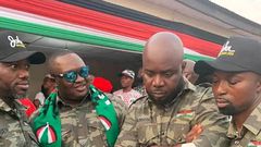 Police invite 8 NDC executives for wearing military camouflage during Mahama’s campaign