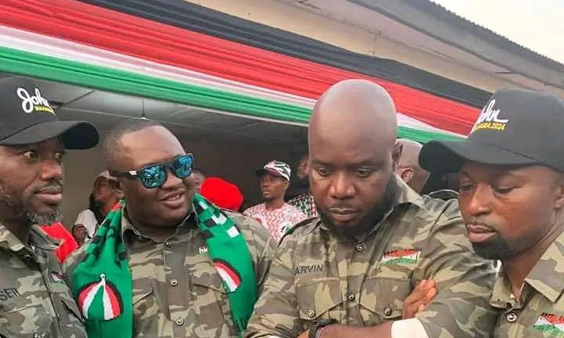 Police invite 8 NDC executives for wearing military camouflage during Mahama’s campaign