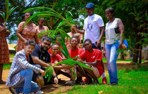 Trees planted at West Africa Senior High School