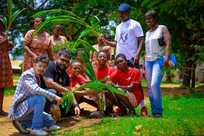 Trees planted at West Africa Senior High School