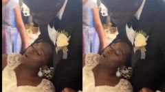 Ghanaian bride ‘faints’ as she sees Joe Mettle performing at her wedding reception