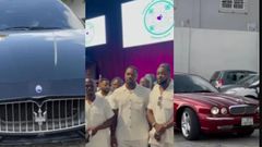 East Legon Young Exec Club members flaunt Maserati, Toyota Tacoma, and other luxury cars