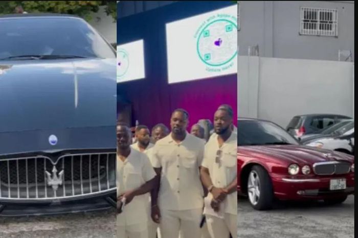East Legon Young Exec Club members flaunt Maserati, Toyota Tacoma, and other luxury cars