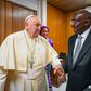 Dr Mahamudu Bawumia and Pope Francis