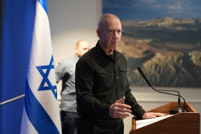 Israeli Defense Minister Yoav Gallant.Elad Malka (IMoD)/Handout/Anadolu via Getty Images