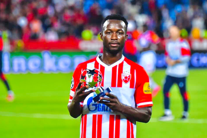 Ghana’s Osman Bukari named in UEFA Champions League team of the week