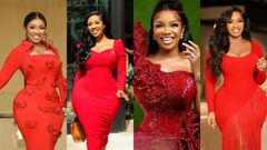 Serwaa Amihere and red