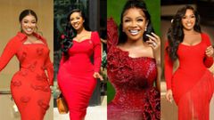 Serwaa Amihere and red