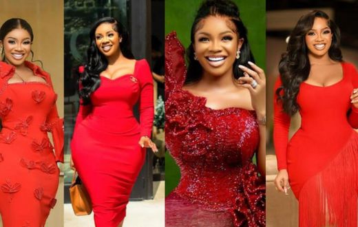 Serwaa Amihere and red