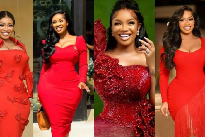 Serwaa Amihere and red