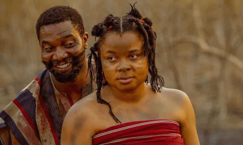 Kunle Remi and Bimbo Ademoye are stars of 'Anikulapo' [Netflix]