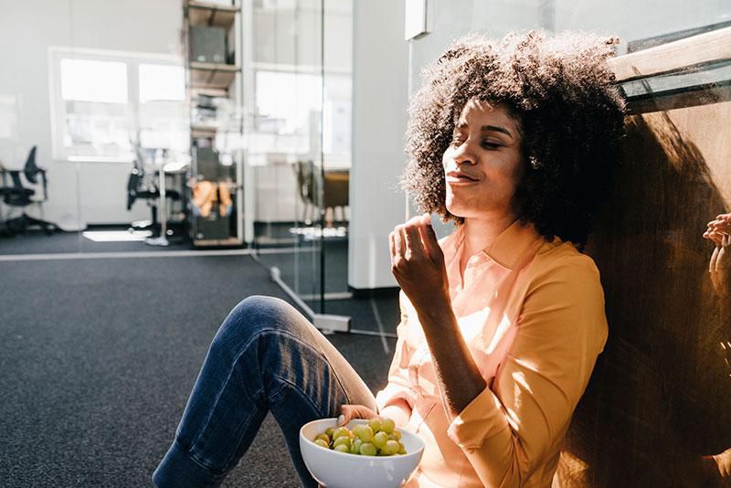 Eat healthy snacks [AmericanHeartAssociation]