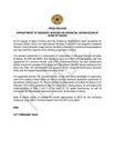 BoG statement on new financial adviser.