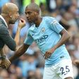 Midfield general: Fernandinho has been used by Pep Guardiola more than any other Manchester City midfielder this season