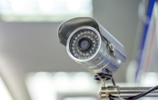 A CCTV surveillance camera