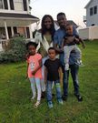 Kwaku Manu and his family