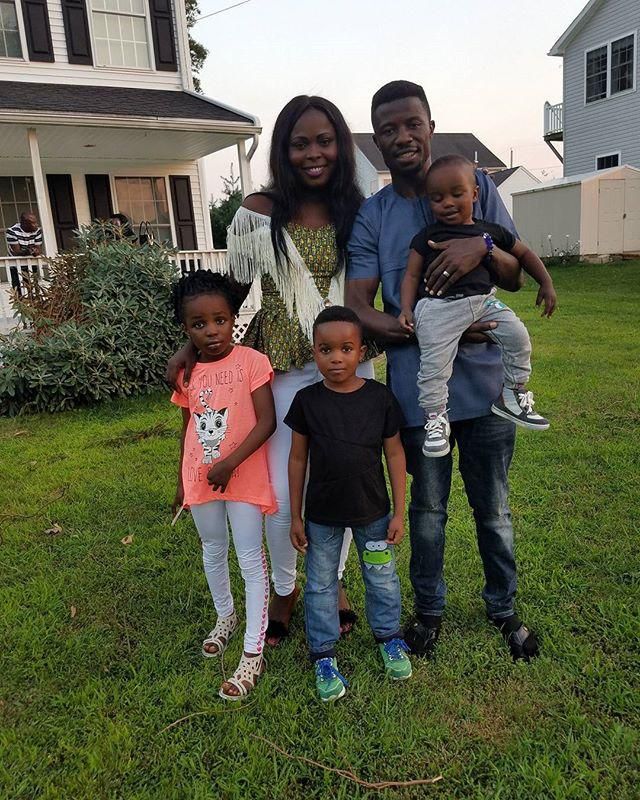 Kwaku Manu and his family