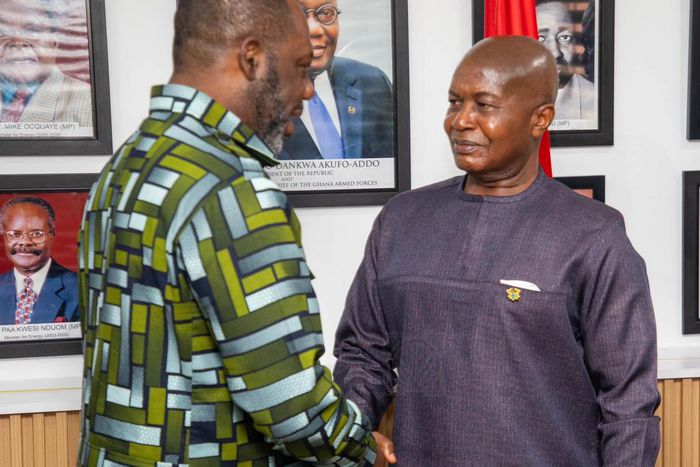 Stephen Ntim and the Energy Minister