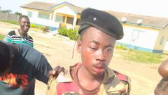 ‘Fake’ fire Service officer arrested with 10 gallons of palm oil beaten to a pulp