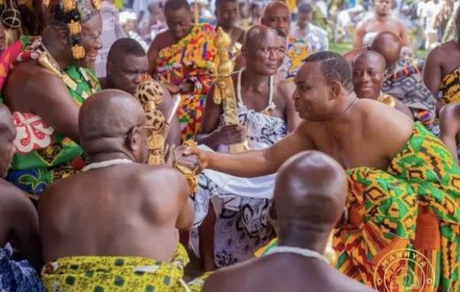 Chairman Wontumi with Asantehene