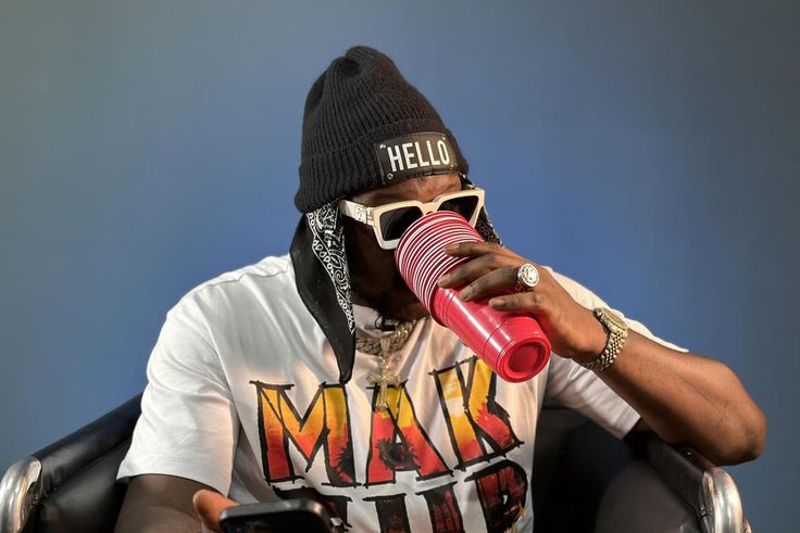 Medikal at Pulse Ghana's office