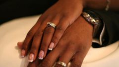 Wedding rings symbolize the marriage [Pinterest]