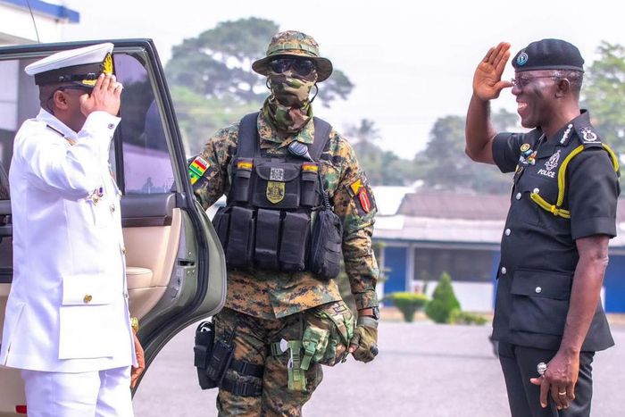 Outgoing CDS thanks IGP Dampare, Police for “historic” guard of honor parade