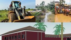 First Sky Group begins building houses for Akosombo dam spillage-induced flood victims