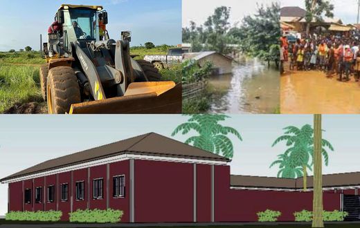 First Sky Group begins building houses for Akosombo dam spillage-induced flood victims