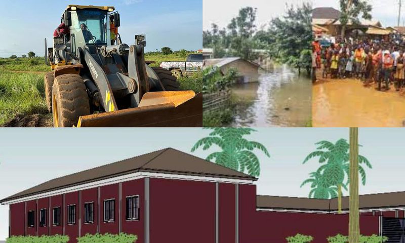 First Sky Group begins building houses for Akosombo dam spillage-induced flood victims