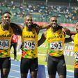Ghana's 4x100 relay team
