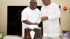 Julius Debrah and John Mahama