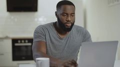 A man working on a computer