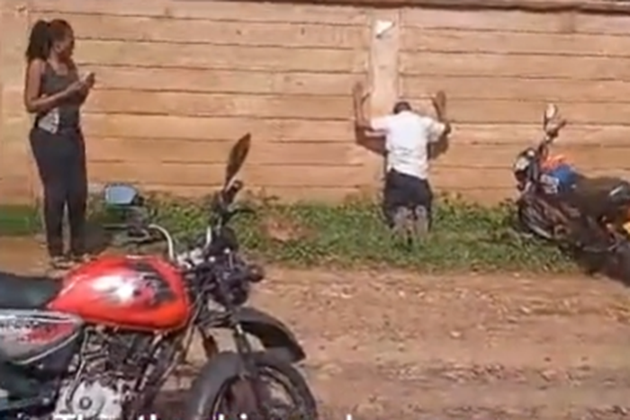 Toyota Prado diver who collided with trailer kneels, thanks God for his life