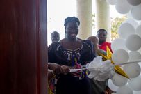 Official opening of Read2Lead library at Kotei, Kumasi