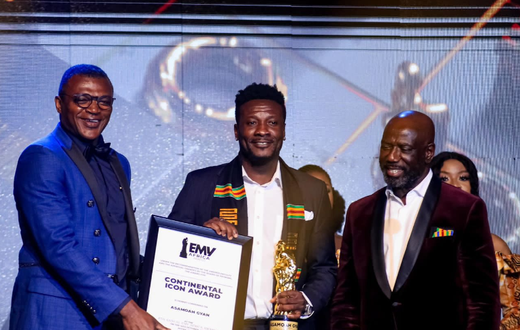 Asamoah Gyan, Mohammed Kudus among winners at 2023 EMY Africa Awards