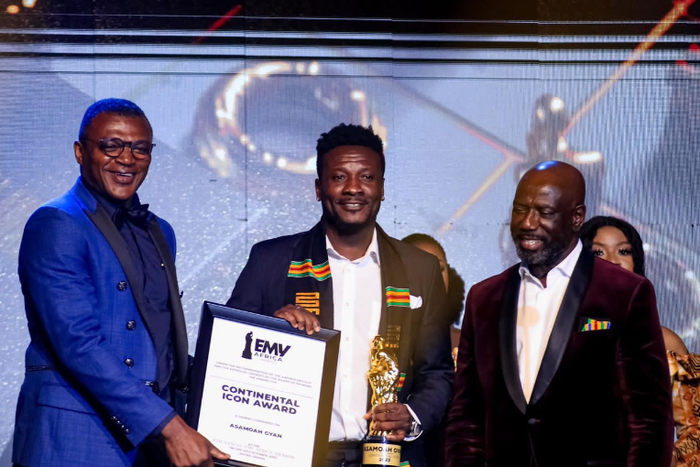 Asamoah Gyan, Mohammed Kudus among winners at 2023 EMY Africa Awards
