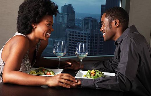 Couple on a date