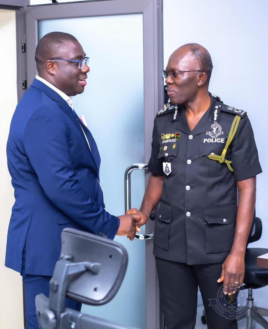 IGP, Dr. Dampare and Sammy Awuku