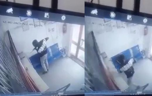 Armed robber confused as female forex bureau attendant vanishes
