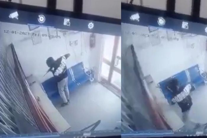 Armed robber confused as female forex bureau attendant vanishes